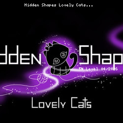 Hidden Shapes Lovely Cats
