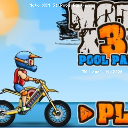 Moto X3M 5: Pool Party