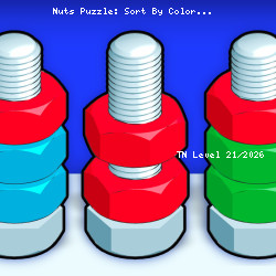 Nuts Puzzle: Sort By Color