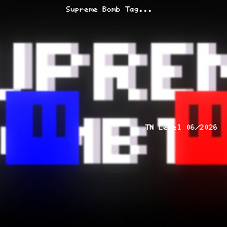 Supreme Bomb Tag