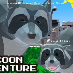 Raccoon Adventure: City Simulator 3D